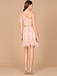 Lara 29014 Feather Hem One Sleeve Dress