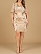 Lara 29060 Short Sleeve Embellished Dress