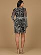 Lara 29100 Illusion Sleeves Embellished Dress