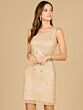 Lara 29105 Embellished One Shoulder Dress