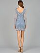 Lara 29110 Scoop Back Illusion Sleeves Dress
