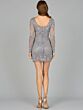 Lara 29110 Scoop Back Illusion Sleeves Dress