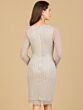 Lara 29164 Illusion Sleeves Embellished Dress