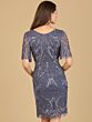 Lara 29182 Butterfly Sleeves Embellished Dress