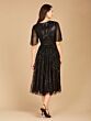 Lara 29221 Butterfly Sleeves Sequin Dress