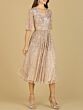Lara 29221 Butterfly Sleeves Sequin Dress