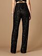 Lara 29307 Side Pockets Sequin Pants