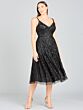 Lara 29347 Spaghetti Straps V-Neck Sequin Dress