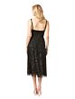 Lara 29347 Spaghetti Straps V-Neck Sequin Dress