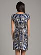 Lara 29909 Cap Sleeve Geometric Dress