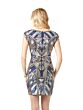 Lara 29909 Cap Sleeve Geometric Dress