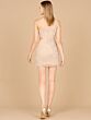 Lara 9967 Fringe Hem One Shoulder Cutout Dress