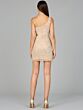 Lara 9967 Fringe Hem One Shoulder Cutout Dress