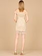 Lara 9970 Fringe Hem Off The Shoulder Dress