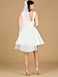 Lara 51205 Short A-Line Sleeveless Ivory Wedding Dress
