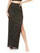 Lara 29311 Side Slit Sequin Bridal Skirt