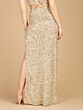 Lara 29311 Side Slit Sequin Bridal Skirt