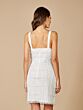 Lara 51025 Layered Fringe Short Bridal Dress