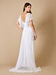 Lara 51056 Panel Train Bare Back Bridal Dress