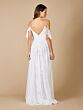Lara 51064 Flutter Sleeves Bohemian Bridal Dress