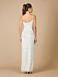 Lara 51092 High Slit Scoop Neckline Bridal Dress