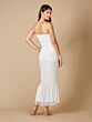 Lara 51093 Ruffle Hem Embellished Short Wedding Dress