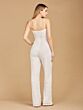 Lara 51122 Sweetheart Neckline Embellished Bridal Jumpsuit