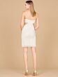 Lara 51174 Side Cutouts Spaghetti Straps Short Bridal Dress
