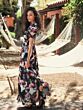 Mac Duggal 55933 Floral Print Plunging Neck Dress