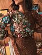 Mac Duggal 5615 Blouson Top Floral Dress
