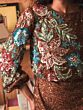 Mac Duggal 5615 Blouson Top Floral Dress