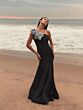 Mac Duggal 9911810P One Shoulder Fit and Flare Dress