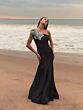 Mac Duggal 9911810P One Shoulder Fit and Flare Dress