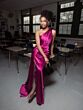 Ieena for Mac Duggal 26654 One Shoulder Draped Dress