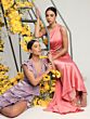 Ieena for Mac Duggal 26740 Tiered Skirt Ruffle Sleeve Dress