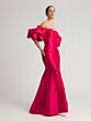 Mac Duggal 50677 Puff Sleeve Off The Shoulder Dress