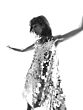 Mac Duggal 5961 Disc Sequin Trapeze Dress