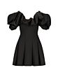 Mac Duggal 21025 Pleated Skirt Cold-Shoulder Dress