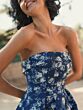 Mac Duggal 68617 Pleated Skirt Strapless A-Line Formal Dress