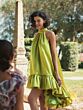 Mac Duggal 20711 Ruffle Hem Tent Dress
