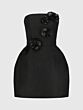 Mac Duggal 21008 Strapless 3D Floral Fitted Dress