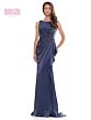 Marsoni MV1233 Scoop Neckline Ruched Dress