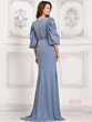Marsoni MV1287 Bishop Sleeve Beaded Waist Dress