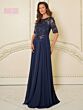Marsoni M286 Floral Bodice Half Sleeve Dress