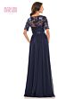 Marsoni M286 Floral Bodice Half Sleeve Dress
