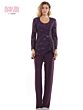 Marsoni M305 Lace Jacket Three Piece Pant Suit