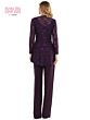 Marsoni M305 Lace Jacket Three Piece Pant Suit