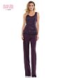 Marsoni M305 Lace Jacket Three Piece Pant Suit