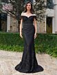 Marsoni MV1122 Beaded Waist Off The Shoulder Dress