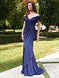 Marsoni MV1180 Faux Wrap Off The Shoulder Dress